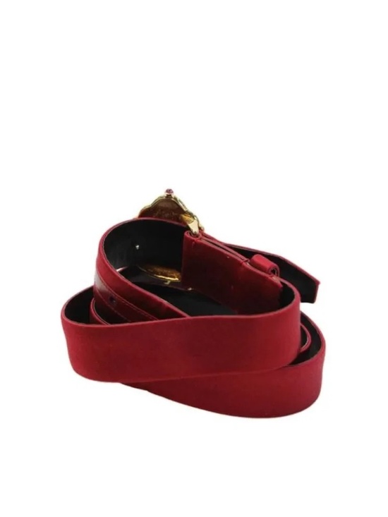 Judith Leiber Satin Adjustable Purse Buckle Belt Size M